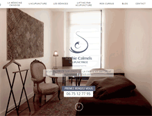 Tablet Screenshot of acupunctureparis.fr